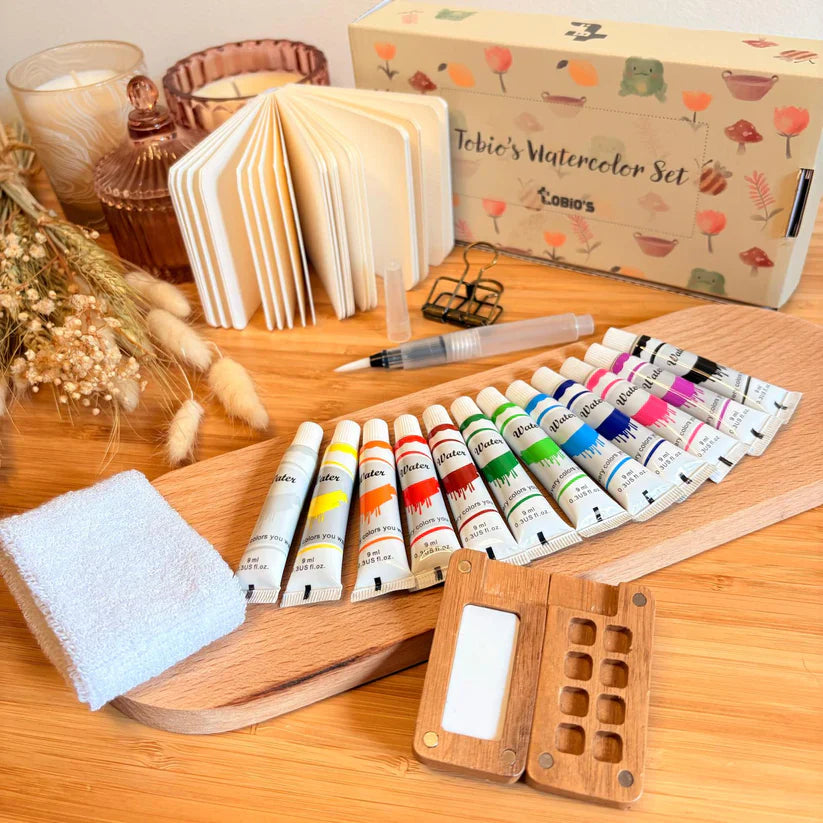 Tobios™ Kit d'aquarelle miniature