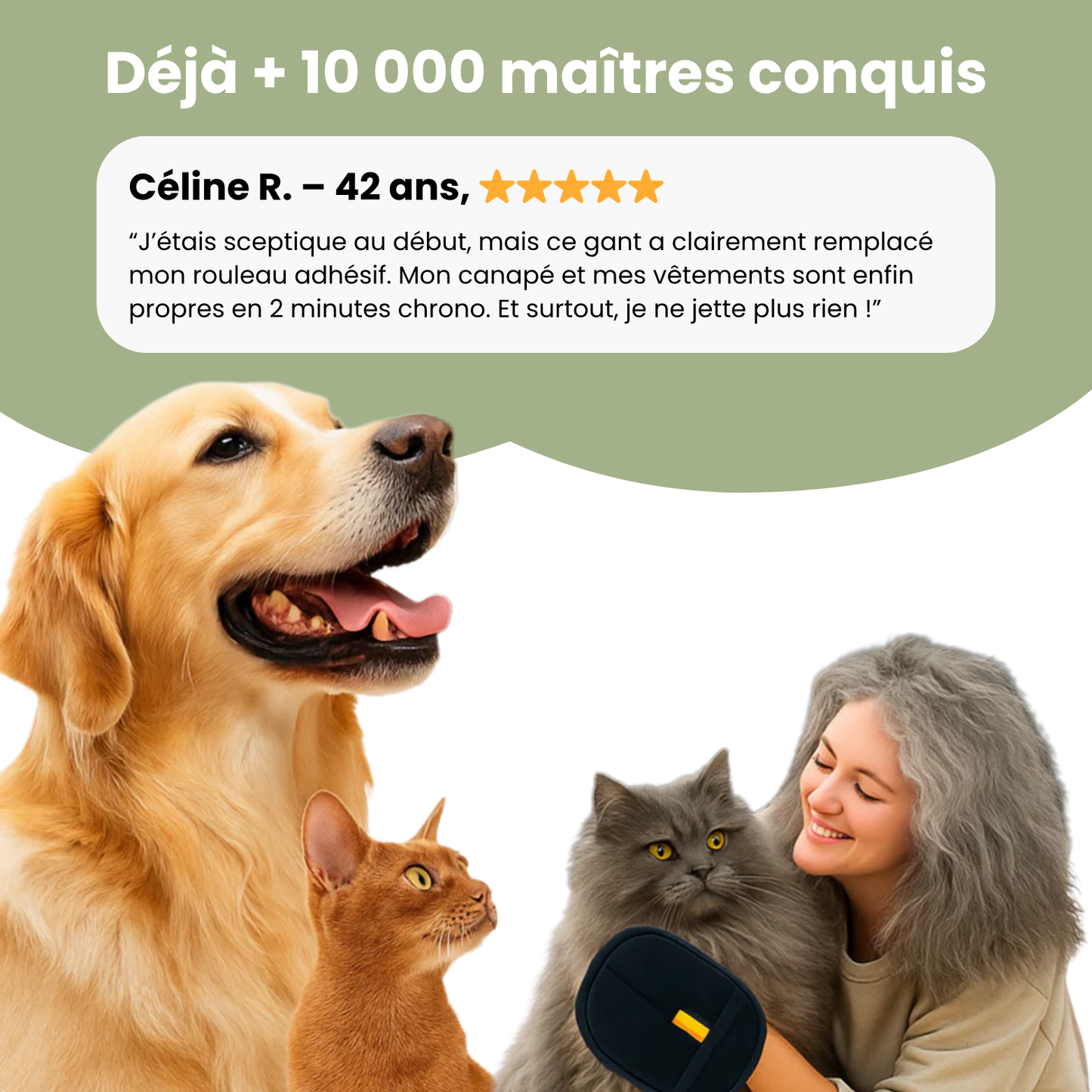 FurFree™ – Gant Anti-Poils Réutilisable & Écologique