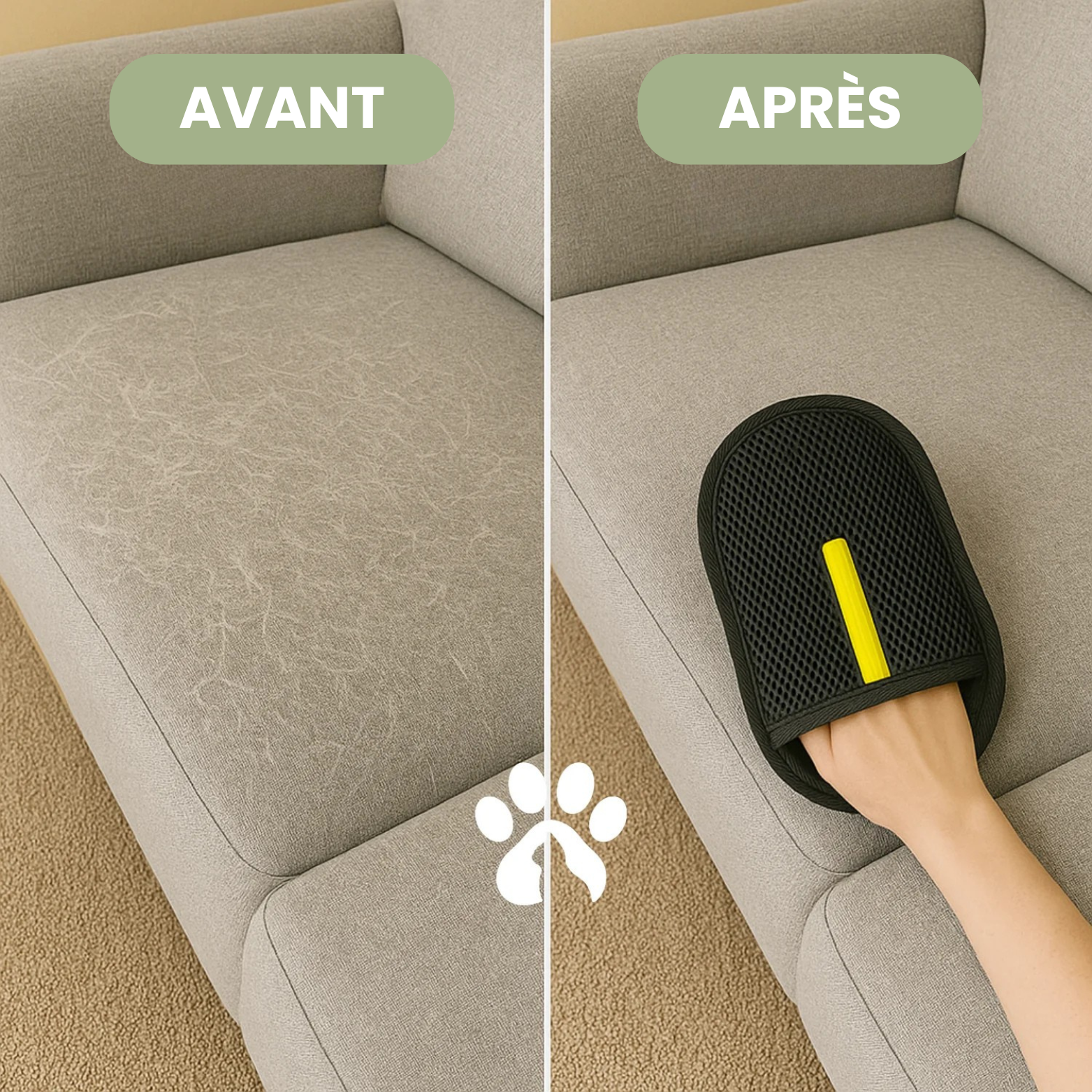 FurFree™ – Gant Anti-Poils Réutilisable & Écologique