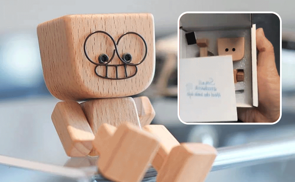 Figurine en bois dansante